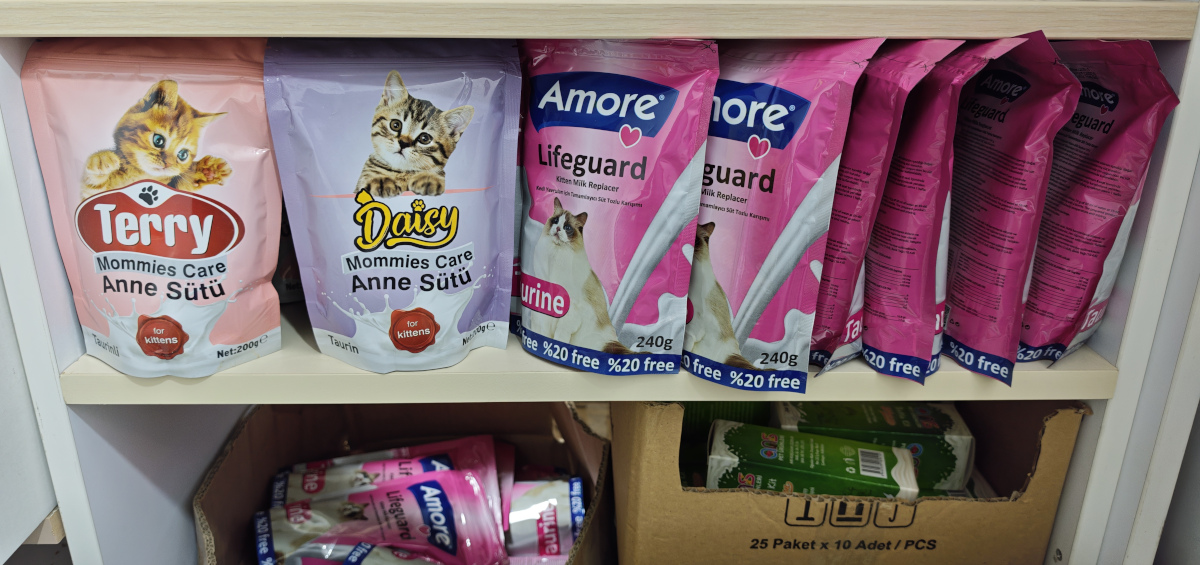 Yavru Kedi Süt Tozu Reyonu