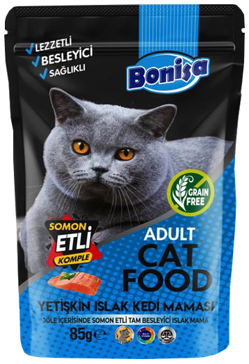 Bonisa Somon Balıklı Punch Kedi Ödül Maması