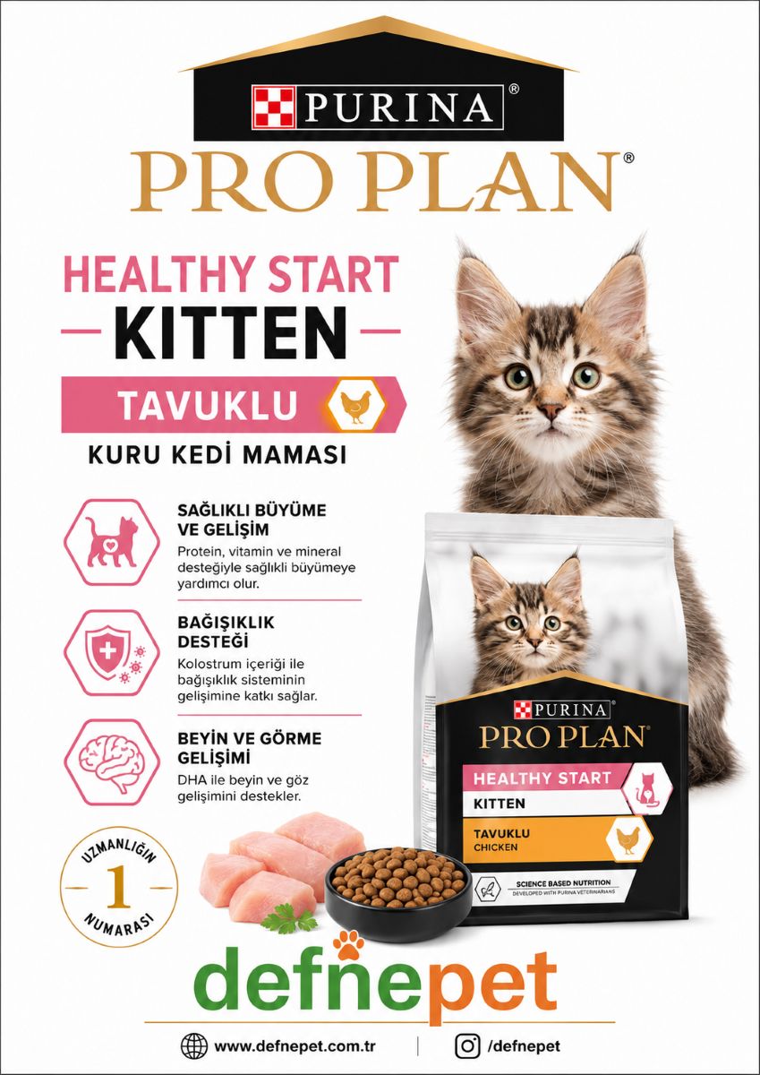Pro Plan Healthy Start Kitten Chicken Kuru Kedi Maması