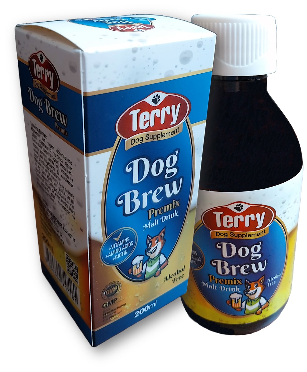 Terry Dog Brew Malt Drink Premix Köpek İçeceği Besin Takviyesi